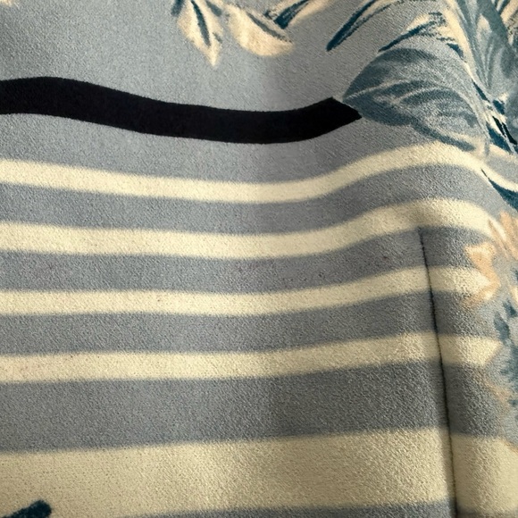 Enfocus Studio Blue & Cream Floral Midi Dress - Picture 5 of 6